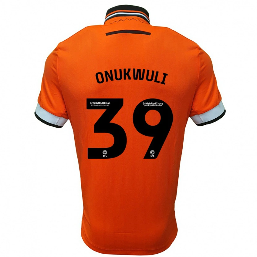Danxen Donna Maglia Favour Onukwuli #39 Arancione Bianco Kit Gara Away 2024/25 Maglietta