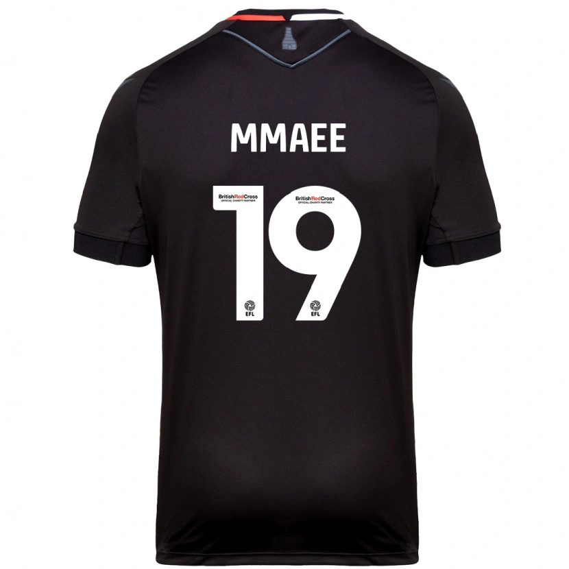 Danxen Donna Maglia Ryan Mmaee #19 Nero Kit Gara Away 2024/25 Maglietta
