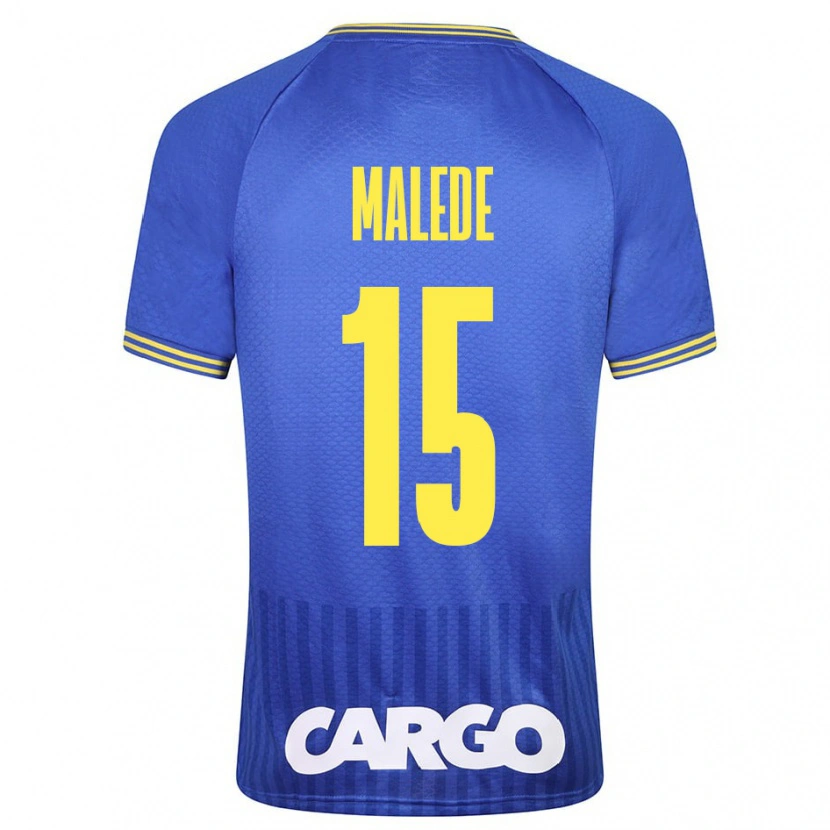 Danxen Donna Maglia Yonas Malede #15 Bianco Kit Gara Away 2024/25 Maglietta