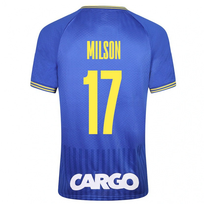 Danxen Donna Maglia Milson #17 Bianco Kit Gara Away 2024/25 Maglietta