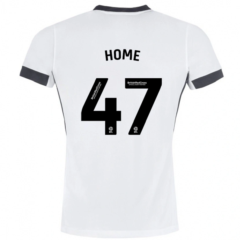 Danxen Donna Maglia Josh Home #47 Bianco Nero Kit Gara Away 2024/25 Maglietta