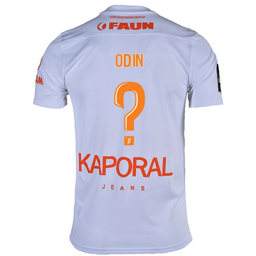 Danxen Donna Maglia Thomas Odin #0 Bianco Kit Gara Away 2024/25 Maglietta