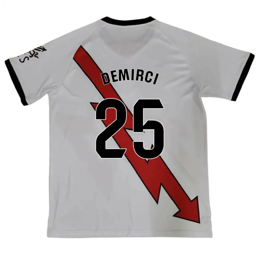 Danxen Donna Maglia Mert Demirci #25 Rosso Kit Gara Away 2024/25 Maglietta