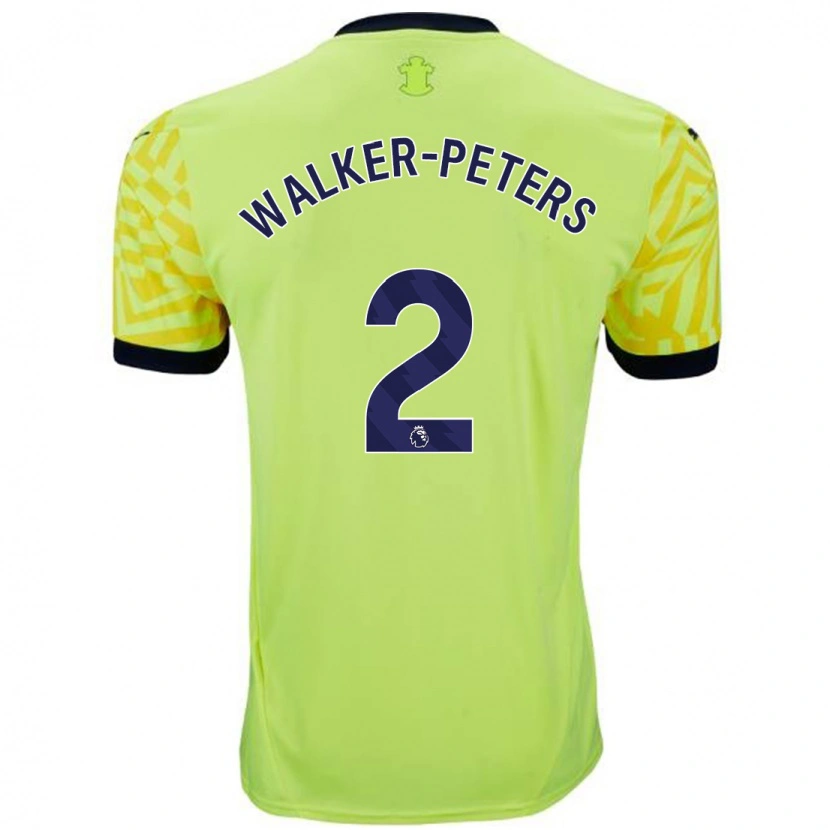 Danxen Donna Maglia Kyle Walker-Peters #2 Giallo Kit Gara Away 2024/25 Maglietta