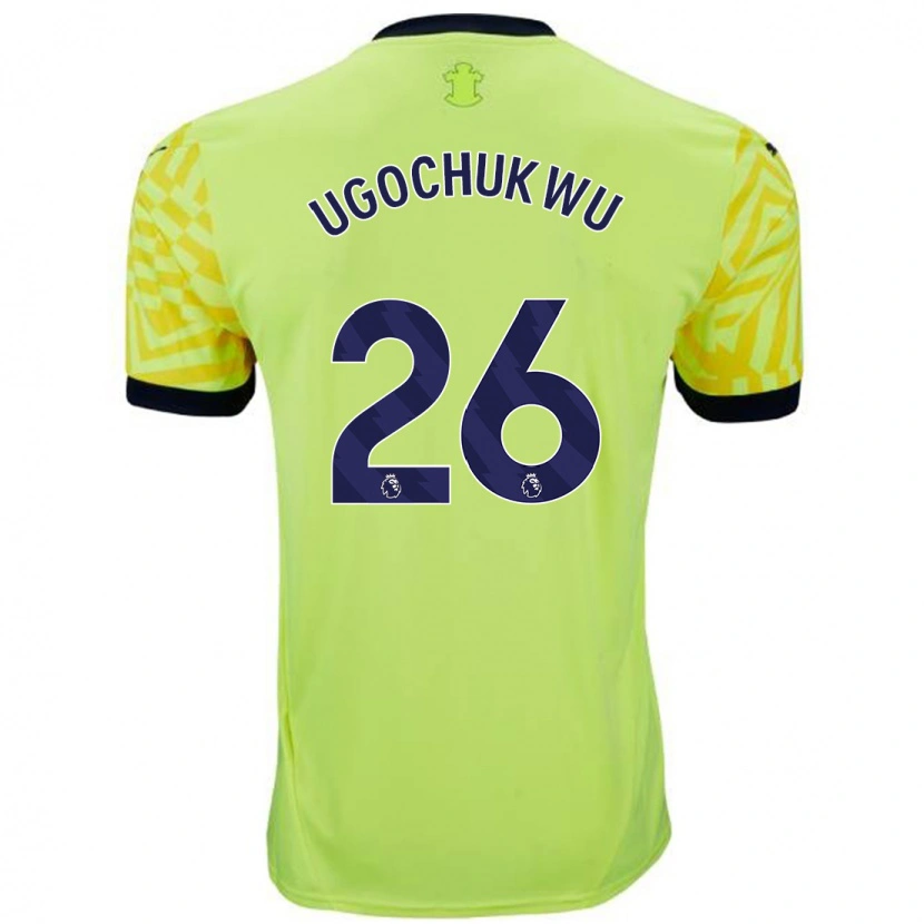 Danxen Donna Maglia Lesley Ugochukwu #26 Giallo Kit Gara Away 2024/25 Maglietta