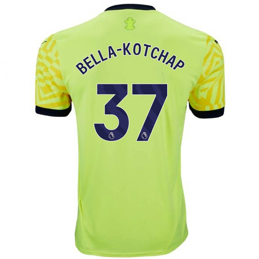 Danxen Donna Maglia Armel Bella-Kotchap #37 Giallo Kit Gara Away 2024/25 Maglietta