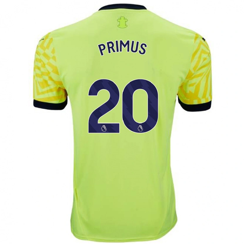 Danxen Donna Maglia Atlanta Primus #20 Giallo Kit Gara Away 2024/25 Maglietta