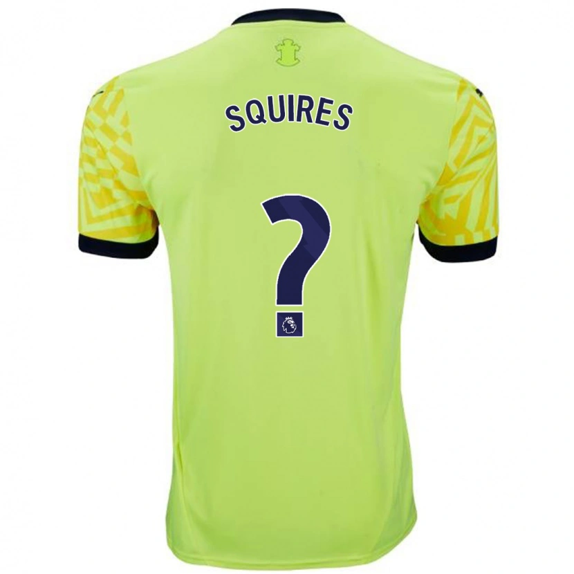 Danxen Donna Maglia Joshua Squires #0 Giallo Kit Gara Away 2024/25 Maglietta