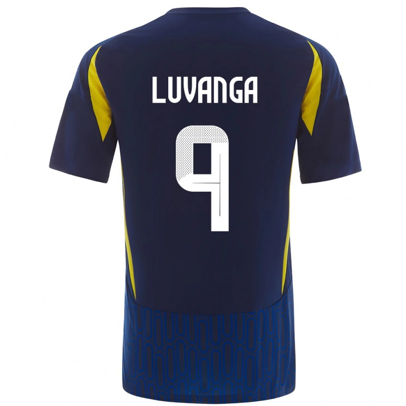 Danxen Donna Maglia Clara Luvanga #9 Blu Giallo Kit Gara Away 2024/25 Maglietta