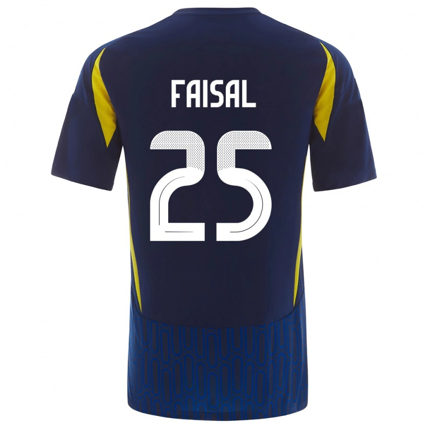 Danxen Donna Maglia Samira Faisal #25 Blu Giallo Kit Gara Away 2024/25 Maglietta