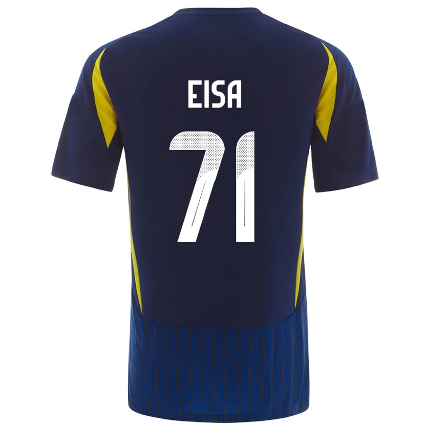 Danxen Donna Maglia Bayan Eisa #71 Blu Giallo Kit Gara Away 2024/25 Maglietta