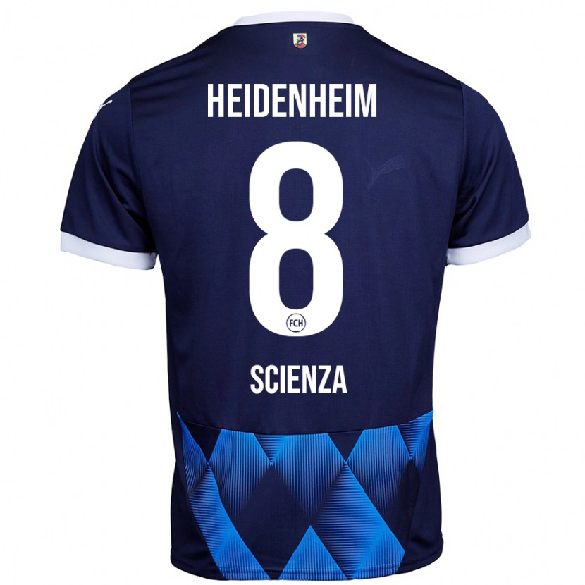 Danxen Donna Maglia Léo Scienza #8 Blu Navy Scuro Kit Gara Away 2024/25 Maglietta