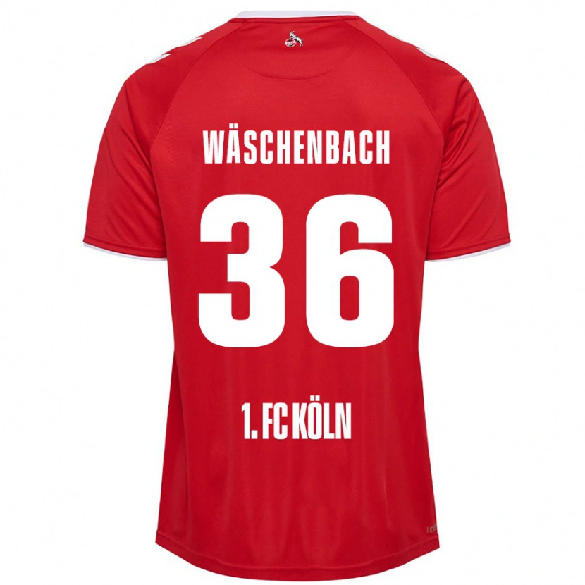 Danxen Donna Maglia Meiko Wäschenbach #36 Rosso Bianco Kit Gara Away 2024/25 Maglietta