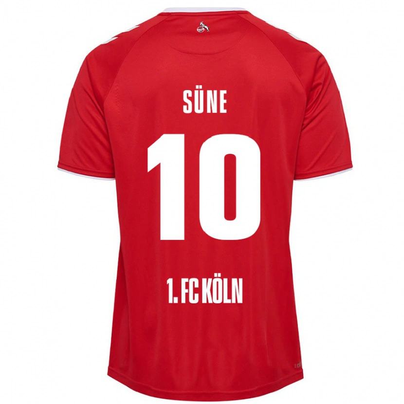 Danxen Donna Maglia Arda Süne #10 Rosso Bianco Kit Gara Away 2024/25 Maglietta
