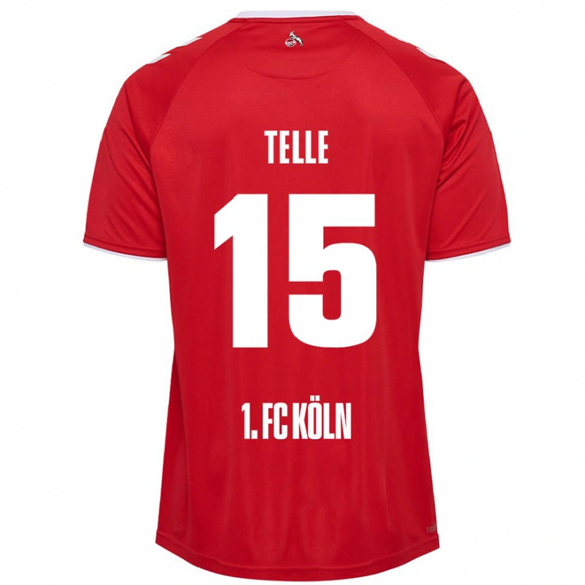 Danxen Donna Maglia Neo Telle #15 Rosso Bianco Kit Gara Away 2024/25 Maglietta