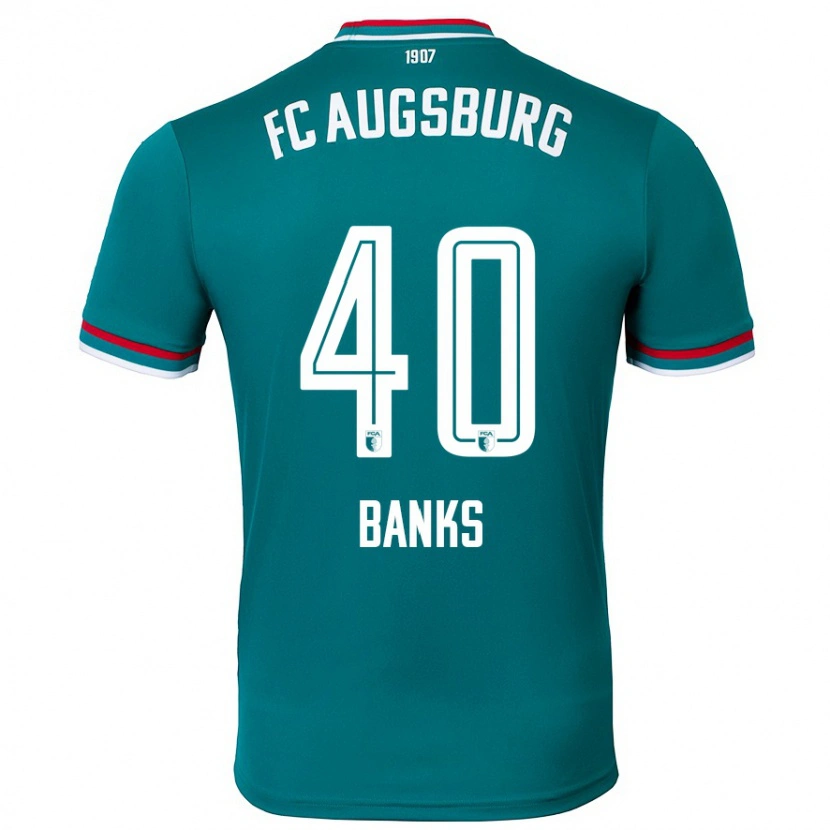 Danxen Donna Maglia Noahkai Banks #40 Verde Scuro Kit Gara Away 2024/25 Maglietta