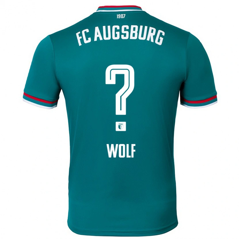 Danxen Donna Maglia Paul Wolf #0 Verde Scuro Kit Gara Away 2024/25 Maglietta