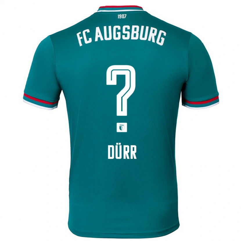 Danxen Donna Maglia Ismar Dürr #0 Verde Scuro Kit Gara Away 2024/25 Maglietta