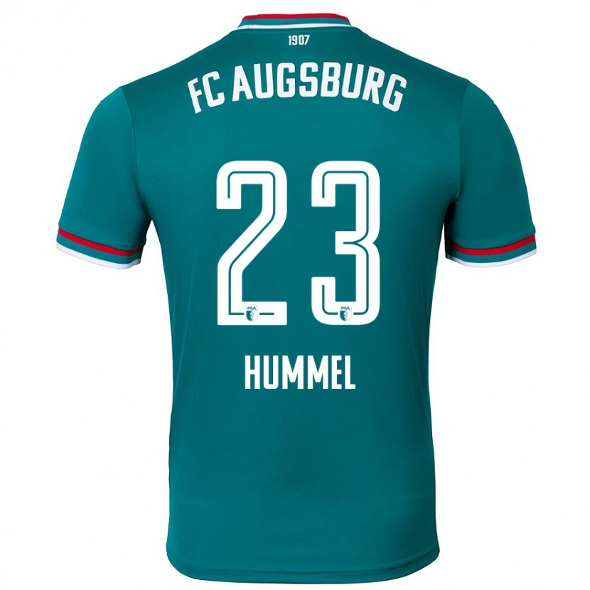Danxen Donna Maglia Niklas Hummel #23 Verde Scuro Kit Gara Away 2024/25 Maglietta