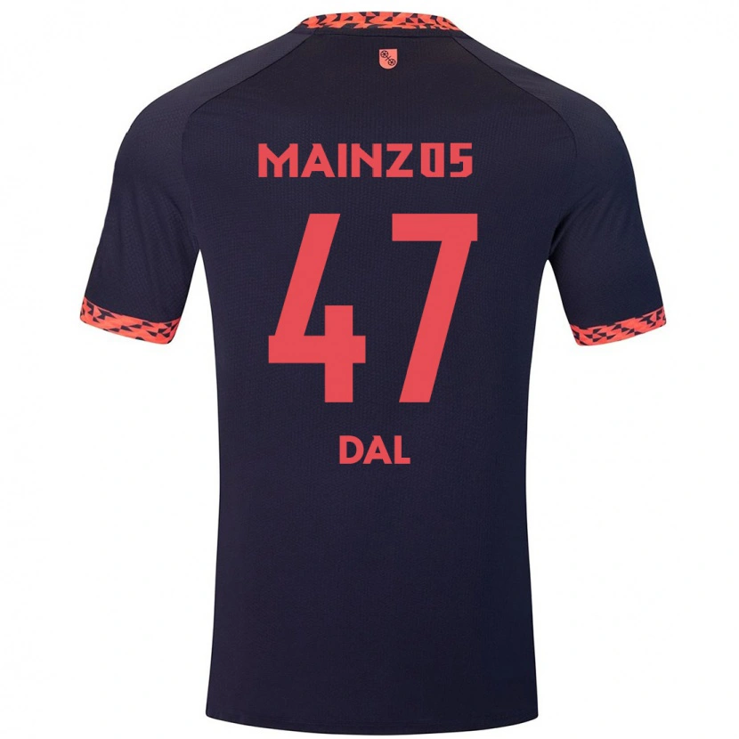 Danxen Donna Maglia Maxim Dal #47 Blu Corallo Rosso Kit Gara Away 2024/25 Maglietta