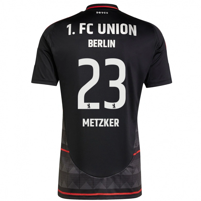 Danxen Donna Maglia Pia Metzker #23 Nero Kit Gara Away 2024/25 Maglietta