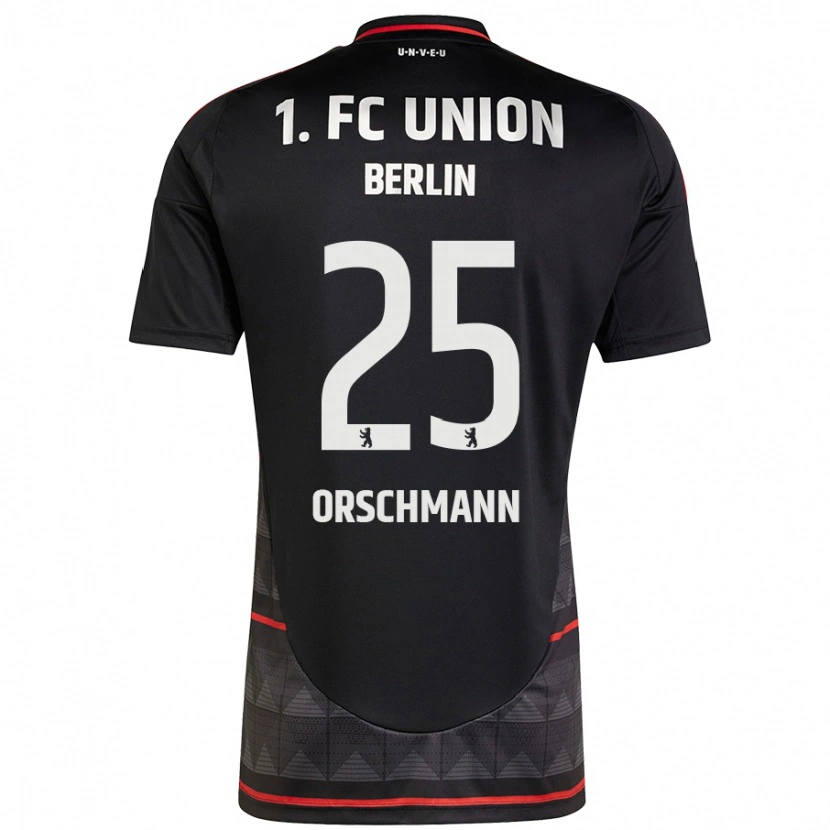 Danxen Donna Maglia Dina Orschmann #25 Nero Kit Gara Away 2024/25 Maglietta