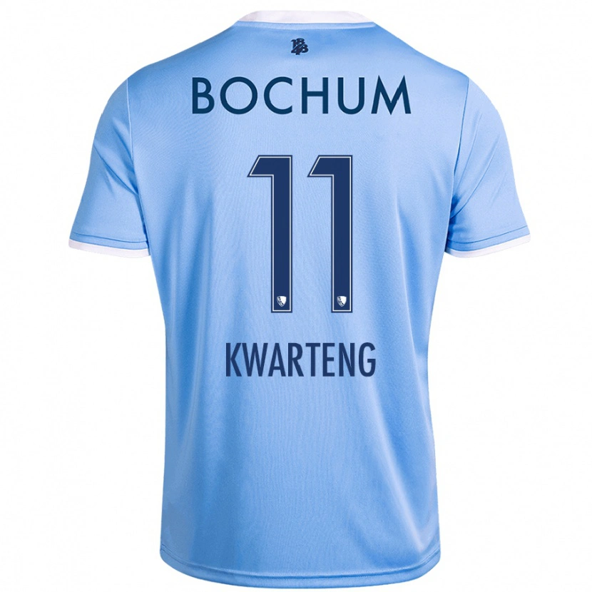 Danxen Donna Maglia Moritz-Broni Kwarteng #11 Azzurro Cielo Kit Gara Away 2024/25 Maglietta