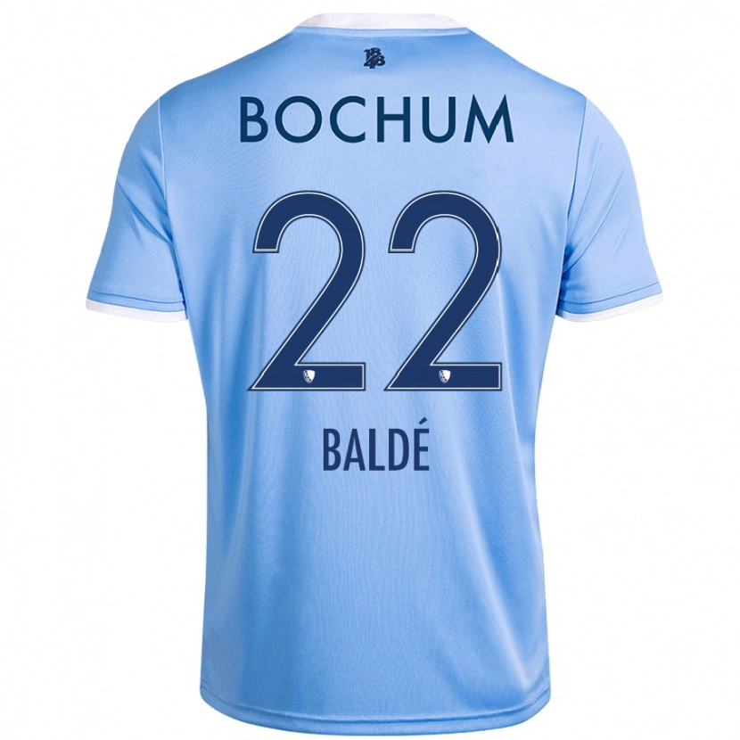 Danxen Donna Maglia Aliou Baldé #22 Azzurro Cielo Kit Gara Away 2024/25 Maglietta