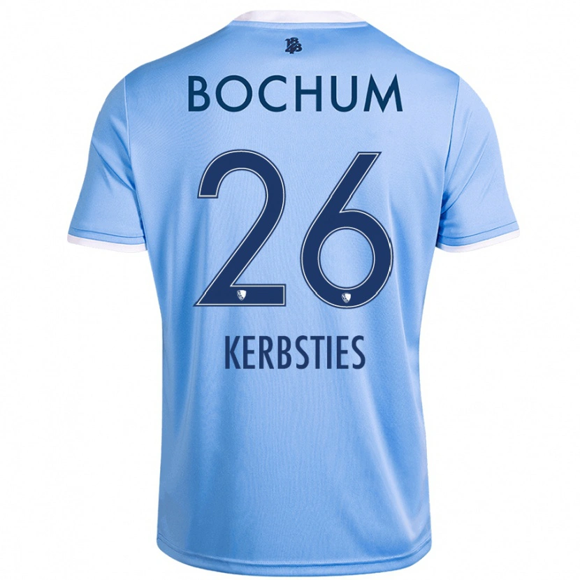 Danxen Donna Maglia Keanu Kerbsties #26 Azzurro Cielo Kit Gara Away 2024/25 Maglietta