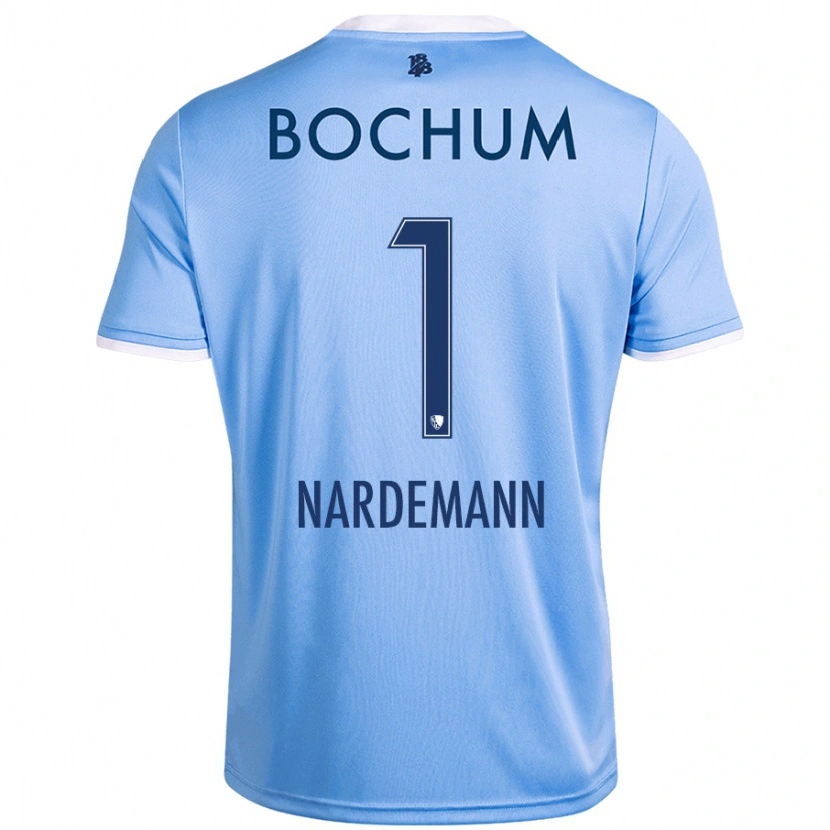 Danxen Donna Maglia Kari Närdemann #1 Azzurro Cielo Kit Gara Away 2024/25 Maglietta