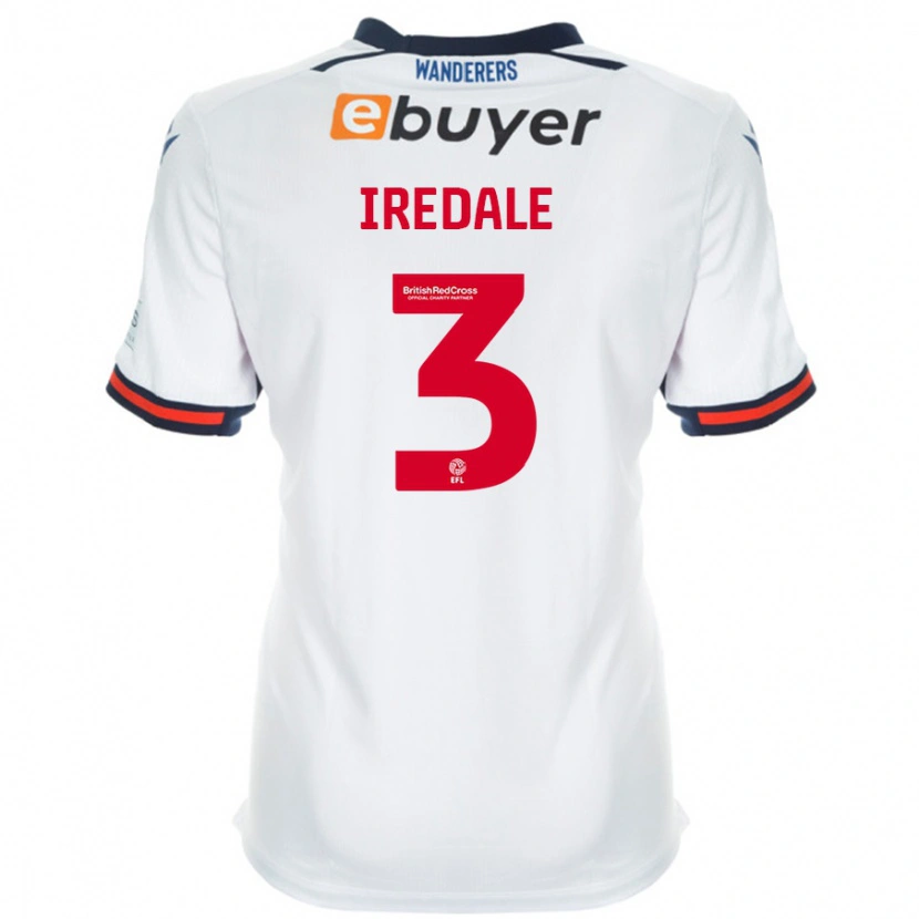 Danxen Bambino Maglia Jack Iredale #3 Bianco Kit Gara Home 2024/25 Maglietta