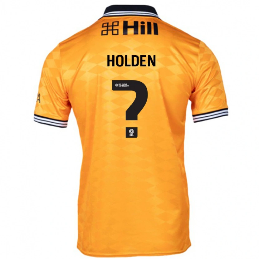 Danxen Bambino Maglia Lenny Holden #0 Arancione Kit Gara Home 2024/25 Maglietta