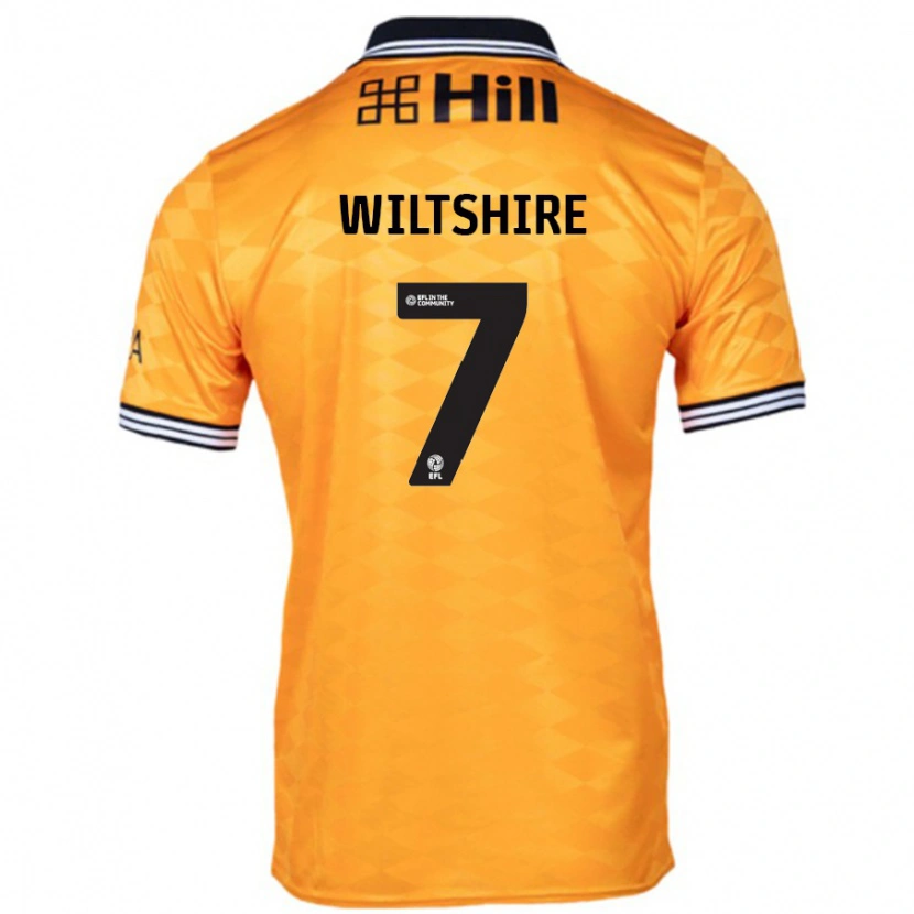Danxen Bambino Maglia Sarah Wiltshire #7 Arancione Kit Gara Home 2024/25 Maglietta