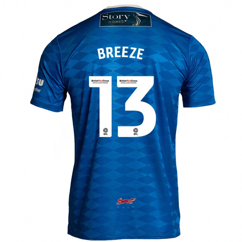 Danxen Bambino Maglia Gabriel Breeze #13 Blu Kit Gara Home 2024/25 Maglietta