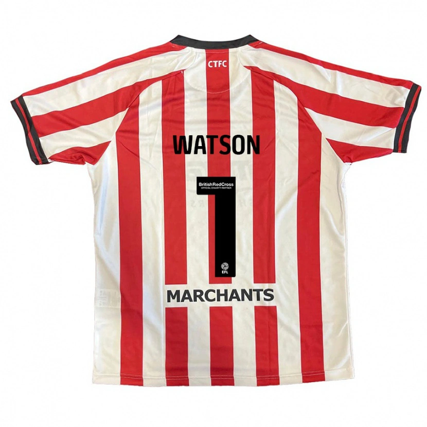Danxen Bambino Maglia Aimee Watson #1 Rosso Bianco Kit Gara Home 2024/25 Maglietta