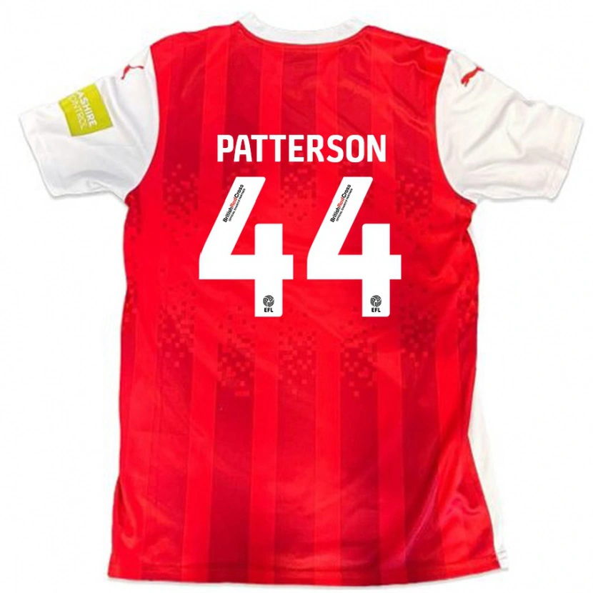 Danxen Bambino Maglia Phoenix Patterson #44 Rosso Bianco Kit Gara Home 2024/25 Maglietta