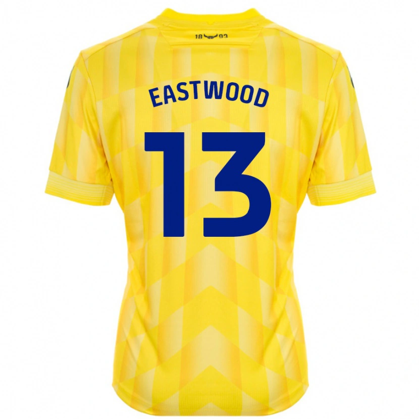 Danxen Bambino Maglia Simon Eastwood #13 Giallo Kit Gara Home 2024/25 Maglietta