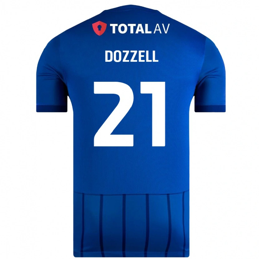 Danxen Bambino Maglia Andre Dozzell #21 Blu Kit Gara Home 2024/25 Maglietta