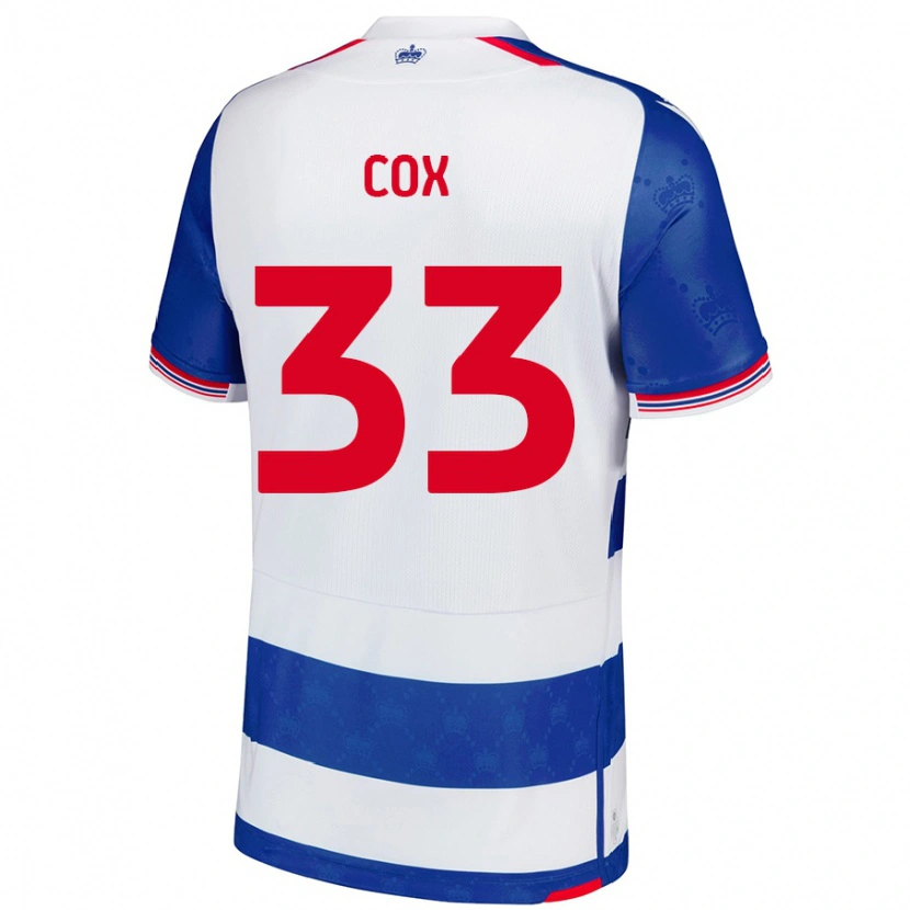 Danxen Bambino Maglia Bella Cox #33 Blu Bianco Kit Gara Home 2024/25 Maglietta