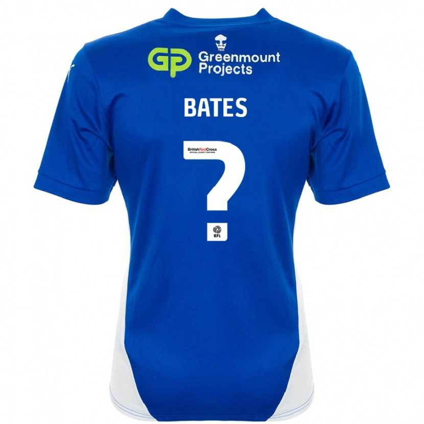 Danxen Bambino Maglia Jack Bates #0 Blu Bianco Kit Gara Home 2024/25 Maglietta