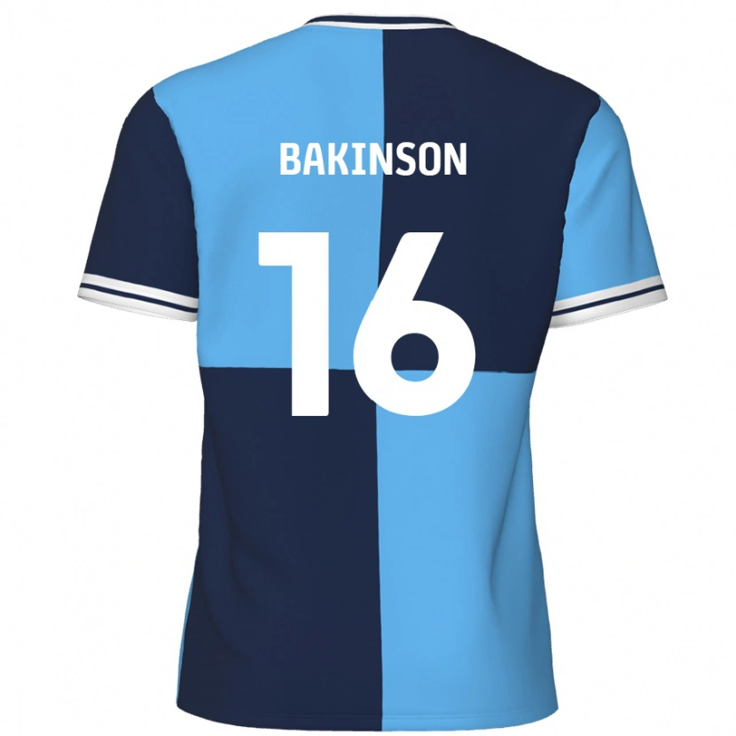 Danxen Bambino Maglia Tyreeq Bakinson #16 Azzurro Blu Scuro Kit Gara Home 2024/25 Maglietta