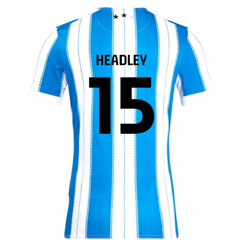 Danxen Bambino Maglia Jaheim Headley #15 Blu Bianco Kit Gara Home 2024/25 Maglietta