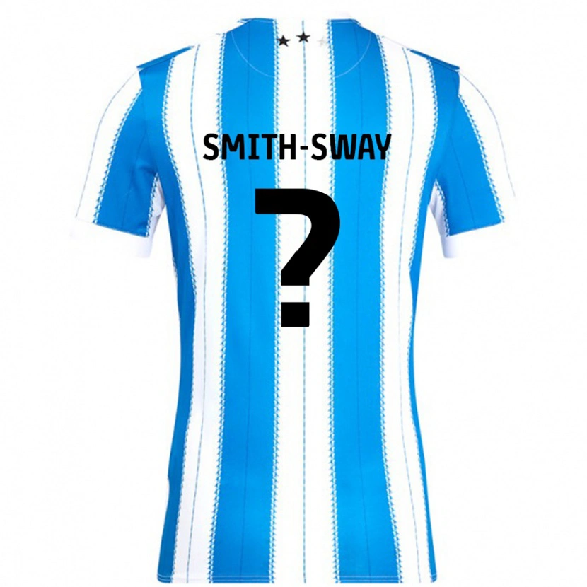 Danxen Bambino Maglia Jay Smith-Sway #0 Blu Bianco Kit Gara Home 2024/25 Maglietta