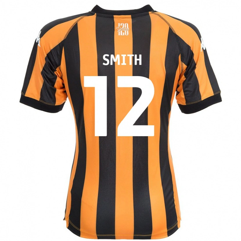 Danxen Bambino Maglia Emily Smith #12 Nero Ambra Kit Gara Home 2024/25 Maglietta