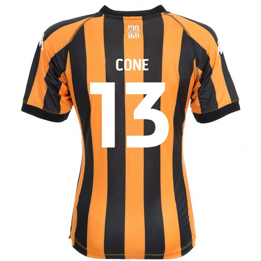 Danxen Bambino Maglia Sharla Cone #13 Nero Ambra Kit Gara Home 2024/25 Maglietta