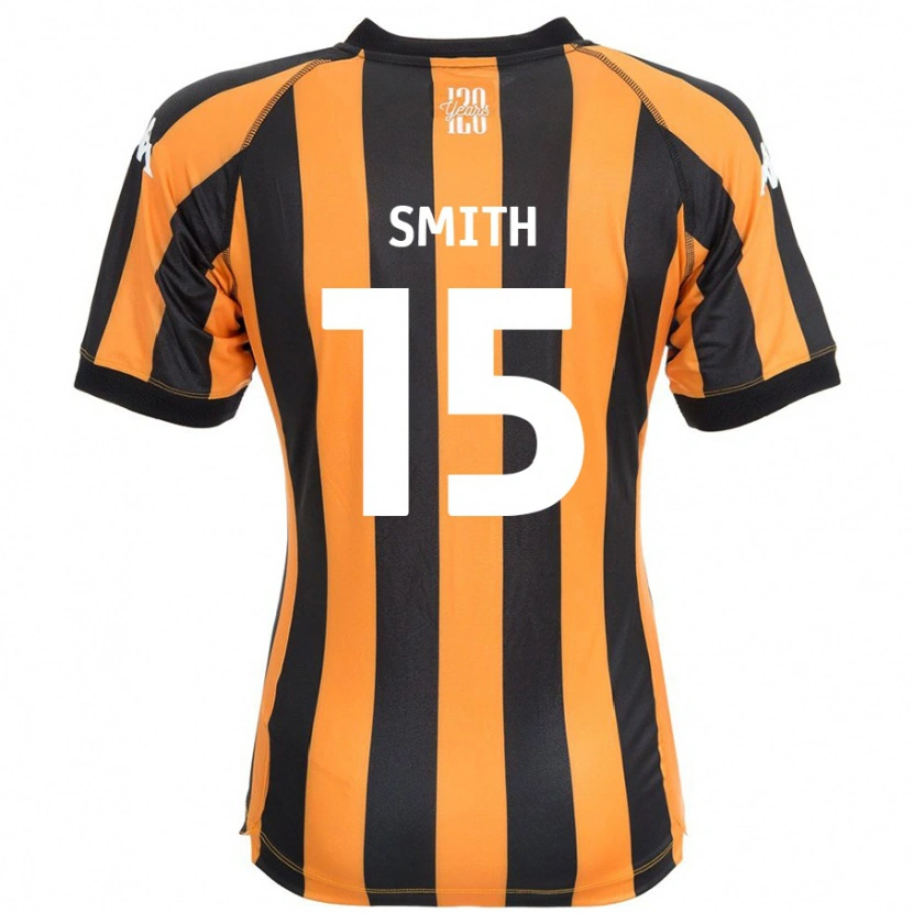 Danxen Bambino Maglia Suey Smith #15 Nero Ambra Kit Gara Home 2024/25 Maglietta