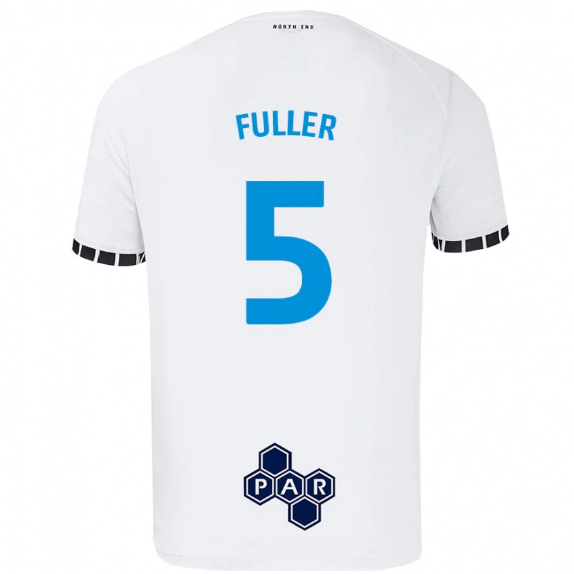 Danxen Bambino Maglia Olivia Fuller #5 Bianco Kit Gara Home 2024/25 Maglietta