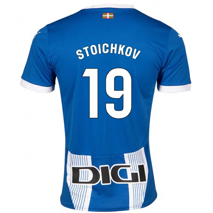Danxen Bambino Maglia Stoichkov #19 Blu Kit Gara Home 2024/25 Maglietta