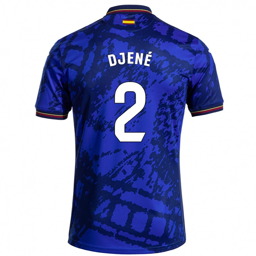 Danxen Bambino Maglia Djené #2 Blu Più Scuro Kit Gara Home 2024/25 Maglietta