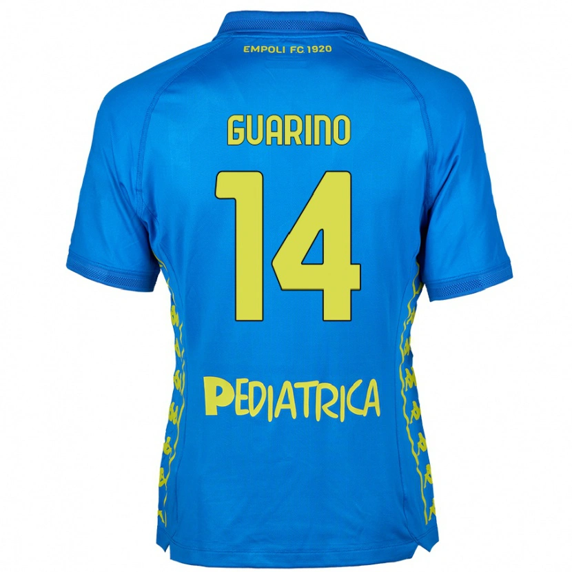 Danxen Bambino Maglia Gabriele Guarino #14 Blu Kit Gara Home 2024/25 Maglietta